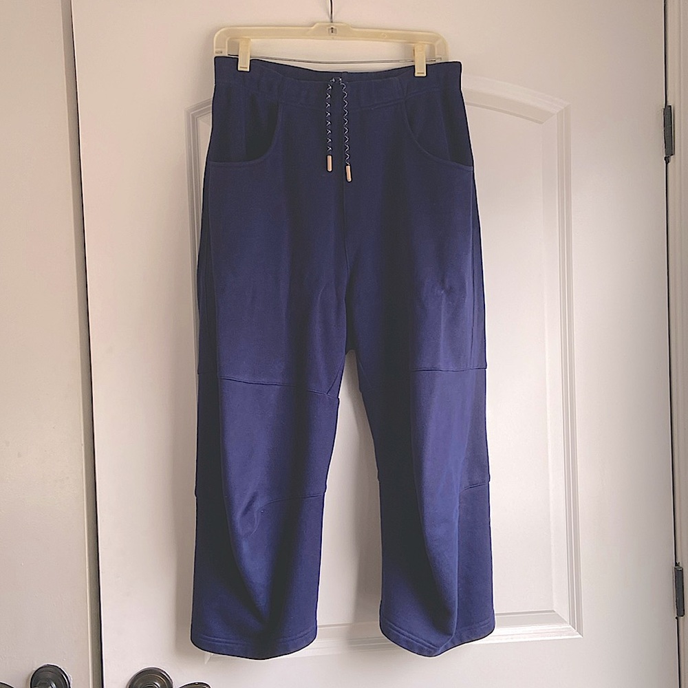 Roucha navy blue sweatpants size medium. Style called Penn Fleece Pant.